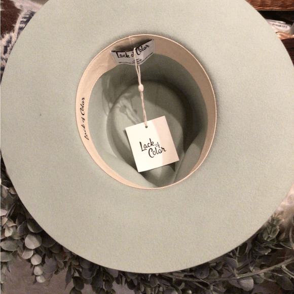 NEW! Rare LaCk of color sage Mirage , wool rancher , fedora